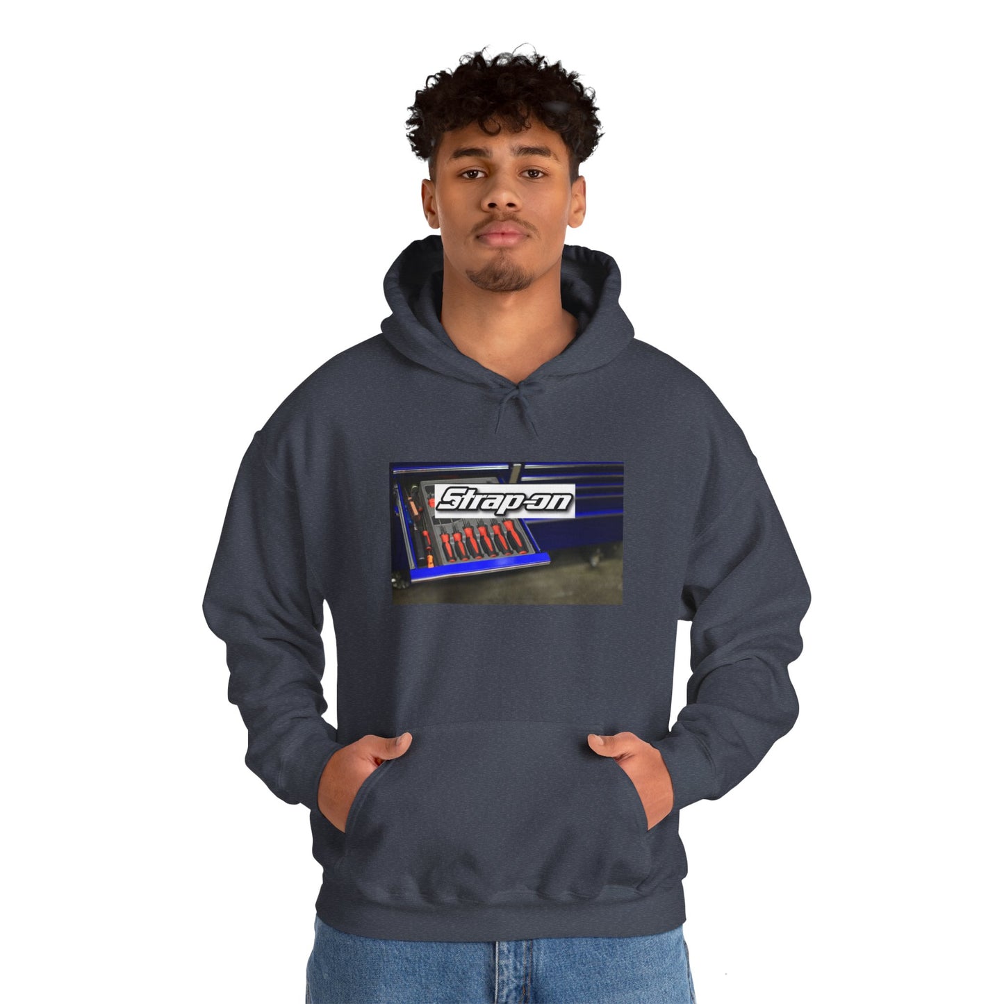 Str*p-on Unisex Hooded Sweatshirt