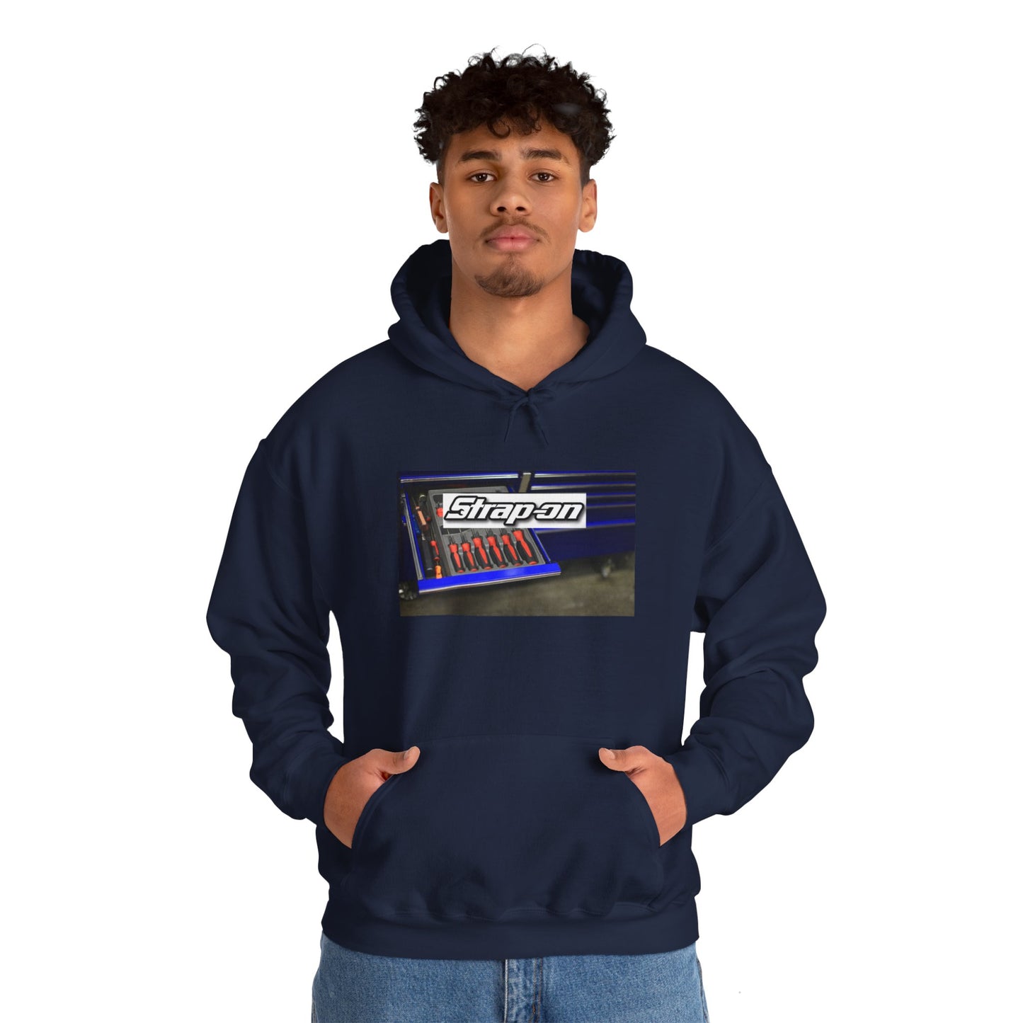 Str*p-on Unisex Hooded Sweatshirt