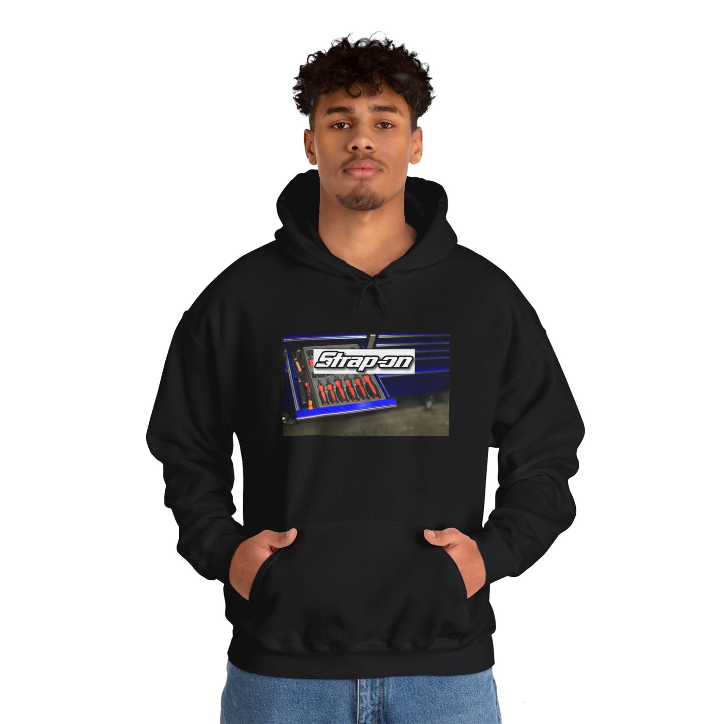 Str*p-on Unisex Hooded Sweatshirt